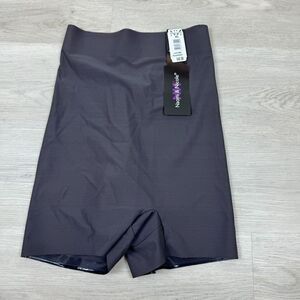 Naomi & Nicole Sleek Solutions Hi Waist‎ Shaping Short Size XL Gray 7498